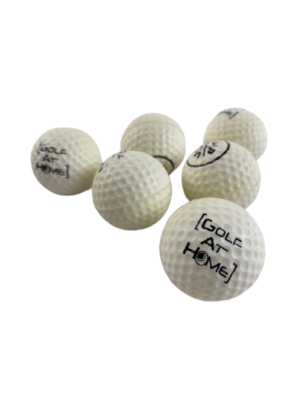 Lot de 6 balles de street golf semi rigides - Équipement de golf